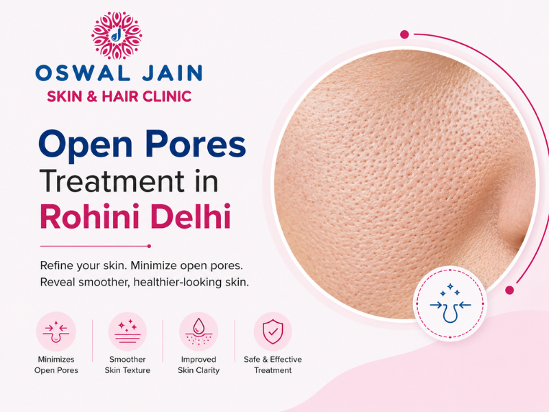 Open pores treatment in Rohini Delhi
